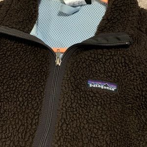 Patagonia size S thick zip down fleece jacket